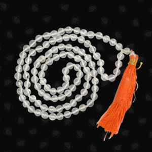 Rock Crystal Mala Hand Polished