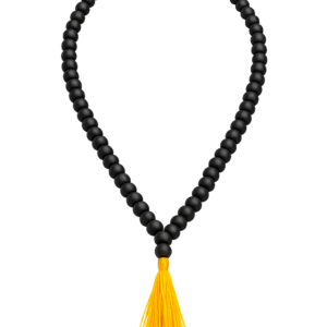 Pooja Kart Original Karungali Mala 108 Beads – Natural Unpolished Ebony Wood Mala for Japa, Meditation & Spiritual Protection